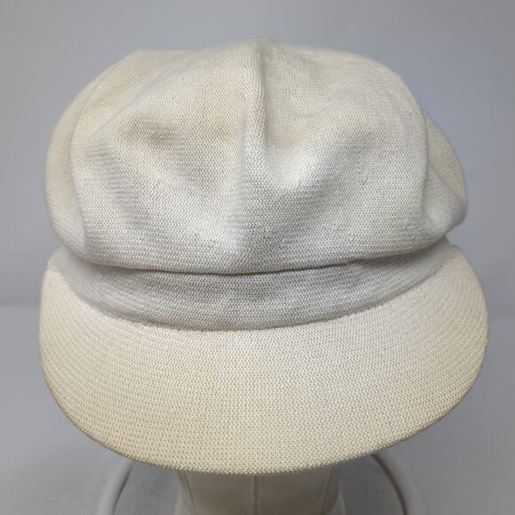 Kangol Fitted Cadet Army Cap Beige One Size Outdoor Vintage Made Great Britain - Picture 2 of 10